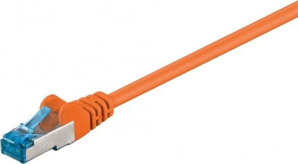 CAT6a S/FTP (PIMF) patchkabel 7,50 meter orange