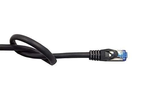 Alcasa 8060-SF005S verkkokaapeli 0,5 m Cat6a S/FTP (S-STP) Musta (8060-SF005S)
