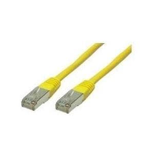 shiverpeaks BASIC-S patchkabel, kat. 6, S/FTP, gul, 7,50 m RJ45 stik - RJ45 stik, indkapslet, halogenfri, - 1 stk (BS75717-HY)