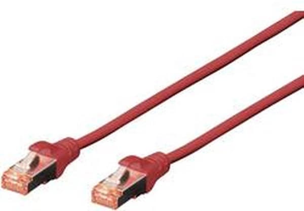 Digitus 2m Cat6 S-FTP nätverkskabel S/FTP (S-STP) Röd
