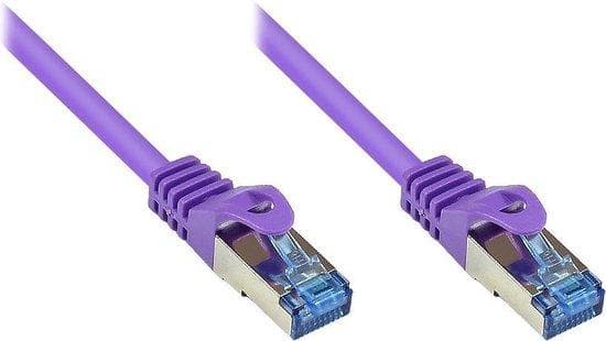Gode ​​forbindelser RNS - patchkabel - RJ-45 (S) til RJ-45 (S) - 40 m - SFTP, PiMF - CAT 6a - halogenfri, uden krog - violet (8060-H400V)