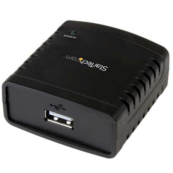 StarTech.com 10/100 Mbps Ethernet - USB 2.0 -verkko-LPR-tulostuspalvelin - USB-tulostuspalvelin / automaattisesti tunnistava tulostuspalvelin - tulost