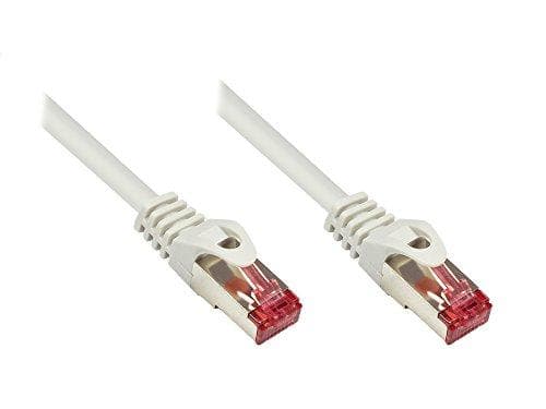 Hyvät yhteydet Cat. 6 Ethernet LAN -patch-kaapelia, joissa snap-in suojaus RNS, S/FTP, PiMF, PVC, 250Mhz, Gigabit-yhteensopiva (10/100/1000-Base-T Eth
