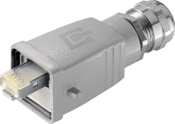 Telegärtner J80026A0018 STX V5 RJ45 stiksæt variant 5 Stik, lige Antal ben: 8P8C Aluminium 1 stk.