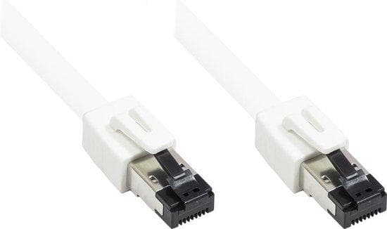 Alcasa 8080-050W netværkskabel 5 m Cat8.1 S/FTP (S-STP) hvid (8080-050W)