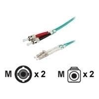 ROLINE fiberoptisk kabel 50/125µm OM3, LC/ST, turkos 5m (21.15.8725)