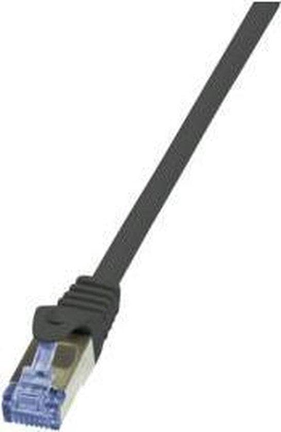 LogiLink patchkabel PrimeLine, Cat.7 råkabel, S/FTP, 15 m, sort skærmet (PIMF), 4 x 2 AWG 26/7, opgave: 1:1, kobbertråd, - 1 stk (CQ4103S)