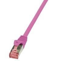 Logilink PrimeLine - patchkabel - RJ-45 (M) - RJ-45 (M) - 7,5 m - SFTP, PiMF - CAT 6 - presset, glat, halogenfri - pink (CQ2089S)