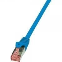 Logilink PrimeLine - patchkabel - RJ-45 (M) - RJ-45 (M) - 0,5 m - SFTP, PiMF - CAT 6 - presset, glat, halogenfri - blå (CQ2026S)