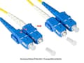 Miniatyrbillede 3 af 3: Patchkabel fiberoptisk duplex OS1 (singlemode, 9/125) LC/SC, 30m, Good Connections®