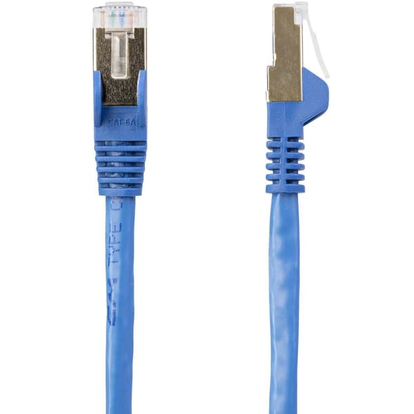 StarTech.com 1,5 m CAT6a-kaapeli - Sininen - RJ45 Ethernet-kaapeli - Snagless - CAT6a STP-johto - Kuparijohto - 10 Gb - Patch-johto - RJ-45 (M) - RJ-4