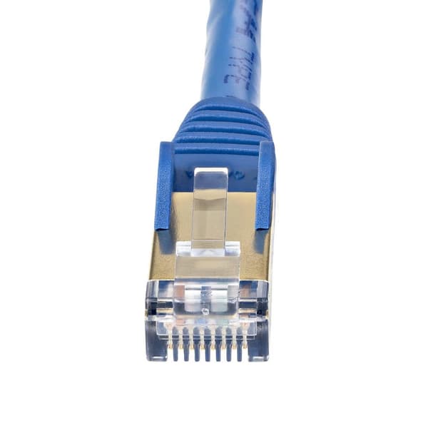StarTech.com 1,5 m CAT6a-kaapeli - Sininen - RJ45 Ethernet-kaapeli - Snagless - CAT6a STP-johto - Kuparijohto - 10 Gb - Patch-johto - RJ-45 (M) - RJ-4