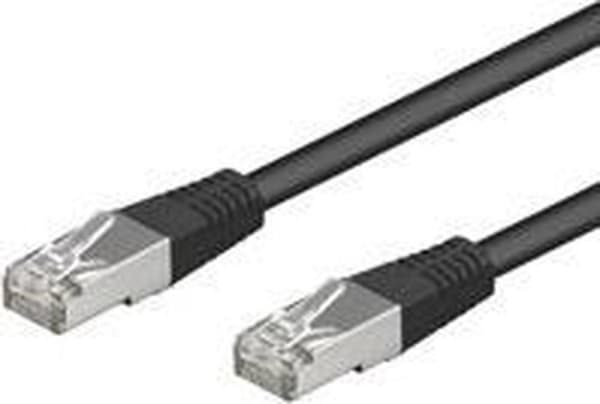 Goobay CAT 5-100 FTP Sort 1m netværkskabel Sort