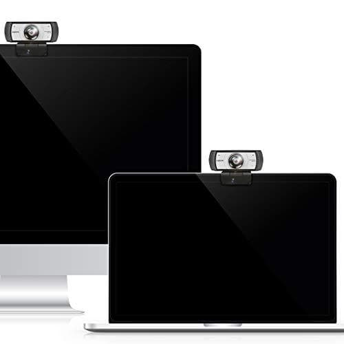 LogiLink UA0377 - Conference HD USB webcam, 120° ultra vidvinkel linse, dobbelt mikrofon med støjreduktion, manuel fokus, til videokonferencer og live