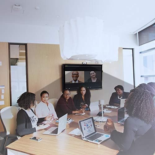 LogiLink UA0377 - Conference HD USB webcam, 120° ultra vidvinkel linse, dobbelt mikrofon med støjreduktion, manuel fokus, til videokonferencer og live