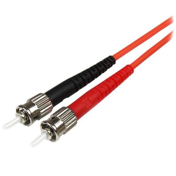 StarTech.com Multimode LC - ST -kuituoptinen kaapeli - Kuituoptinen 50/125µ Duplex Patch -johto - LC-monimuoto (M) - ST-monimuoto (M) - 5,0 m - Kuituo