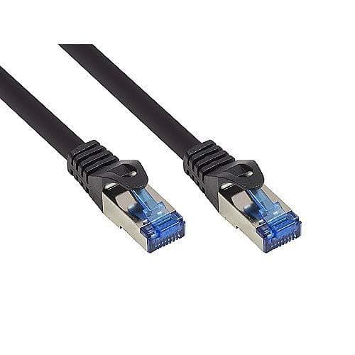 Alcasa 8060-SF200S verkkokaapeli 20 m Cat6a S/FTP (S-STP) Musta (8060-SF200S)