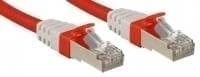Lindy Premium - Patch-kabel - RJ-45 (M) - RJ-45 (M) - 20,0 m - SFTP - CAT 6a - Halogenfri - Rød (45392)