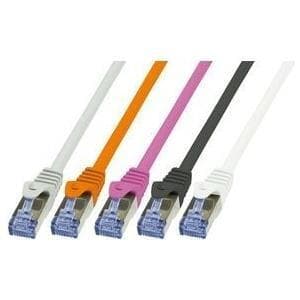LogiLink patchkabel PrimeLine, Cat.7 råkabel, S/FTP, 2,0 m, grå skærmet (PIMF), 4 x 2 AWG 26/7, opgave: 1:1, kobbertråd, - 1 stk (CQ4052S)
