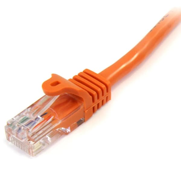 StarTech.com Cat5e Ethernet-verkkokaapeli, jossa on napakka RJ45-liitin UTP-kaapeli 5m oranssi