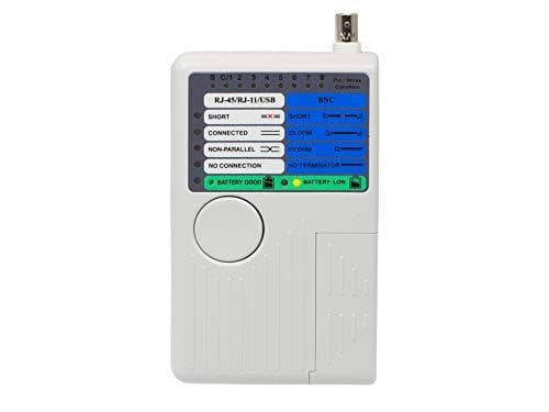 Alcasa GC-N0097 verkkokaapelitesteri UTP/STP-kaapelitesteri Harmaa (GC-N0097)