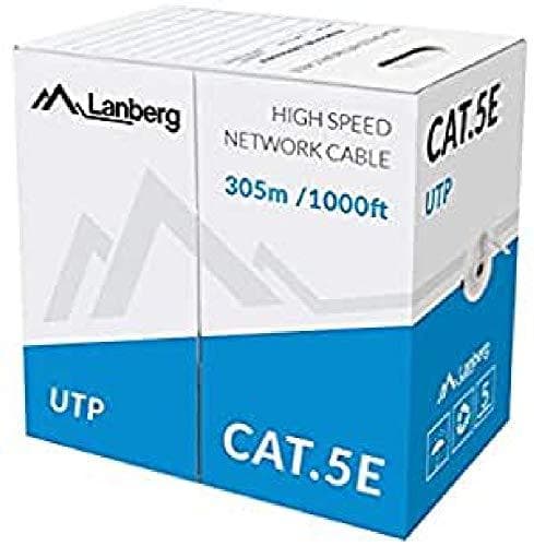 Lanberg LCU5-10CC-0305-S netværkskabel 305 m Cat5e U/UTP (UTP) Grå