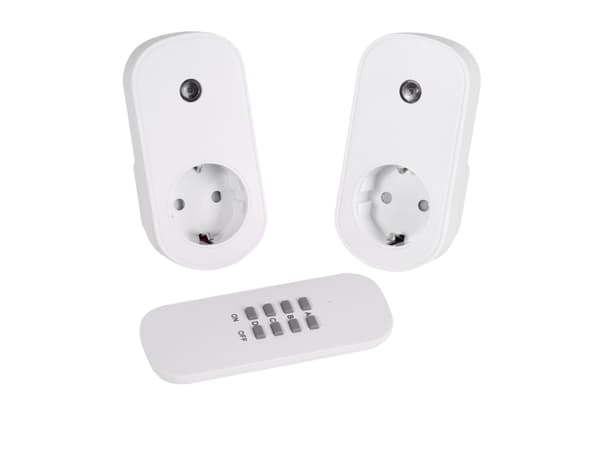 Vivanco FSS3680 W, Innendørs, Hvit, 25 m, Trådløs, 433,92 MHz, 3680 W