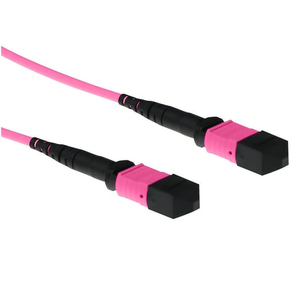 ACT 10 meter Multimode 50/125 OM4 polaritet Et fiber patch kabel med MTP hunstik. 10m mtp/mpo(f) 50/125 om4 pa (RL7750)
