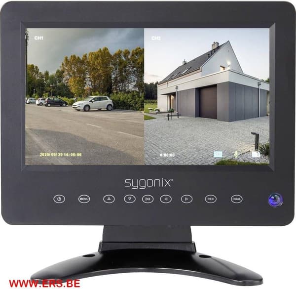 Sygonix SY-4600588 AHD overvågningskamerasæt 2-kanals med 2 kameraer 1280 x 720 Pixel