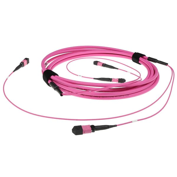 ACT 40 meter Multimode 50/125 OM4(OM3) polaritet B fibertrunkkabel med 2 MTP/MPO hunstik hver side 40M 2X MTP(F) 50/125 OM4 PB TR (DC5259)