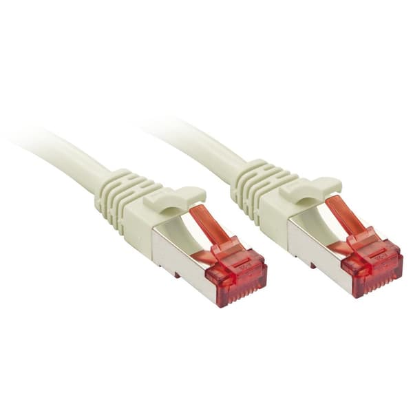 Lindy - Patch Cable - RJ-45 (M) - RJ-45 (M) - 5,0 m - SFTP, PiMF - CAT 6 - Sileä - Harmaa (50 kappaleen pakkaus) (47854)