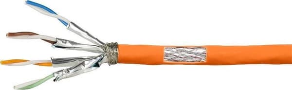 LogiLink CPV0062 verkkokaapeli 500 m Cat7 S/FTP (S-STP) Oranssi