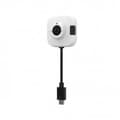 Miniatyrbild 1 av 3: AXIS TW1201 Body Worn Mini Cube Sensor - kamerasensorenhet - hjälmmonterbar - vit - för AXIS W100 Body Worn Camera