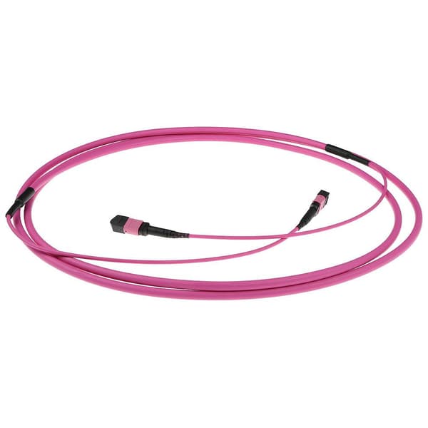 ACT DC5025 Fiberoptisk kabel 50 m LSZH OM3/OM4 MPO/MTP Violet