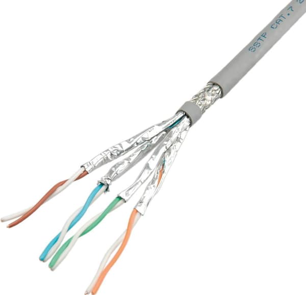 Roline - bulkkabel - 300 m - SFTP, PiMF - CAT 6a - robust - grå