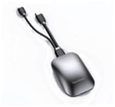 ViewSonic VB-WPS-003 Cast-knapp - Nätverksmedieströmningsadapter - HDMI / USB 2.0 - Wi-Fi Svart