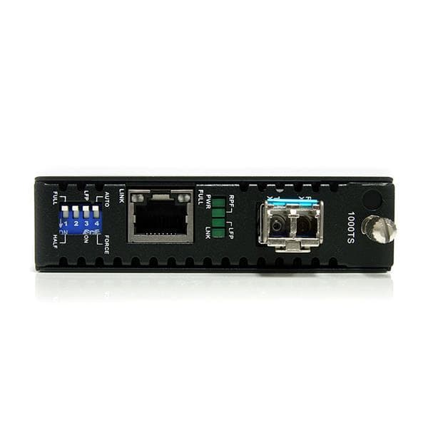 StarTech Fiber Optic Gigabit 1000 Mbit/s Multimode Media Converter - LC 550m - Media Converter - 1000Base-LX, 1000Base-SX, 1000Base-T - RJ-45 / LC Mul