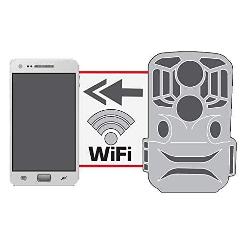 Braun Germany Scouting Cam Black800 WiFi wildlife kamera fjernbetjening, sorte LED'er, WiFi, time-lapse funktion camouflage grøn (57666)