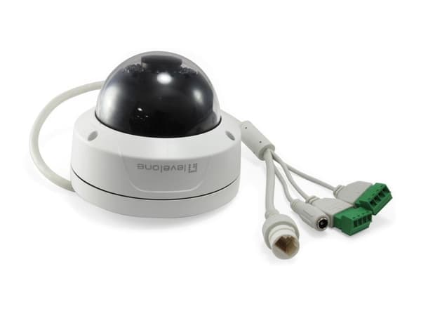 LevelOne FCS-3096 IP-sikkerhedskamera indendørs og udendørs dome loft/væg 3840 x 2160 pixel