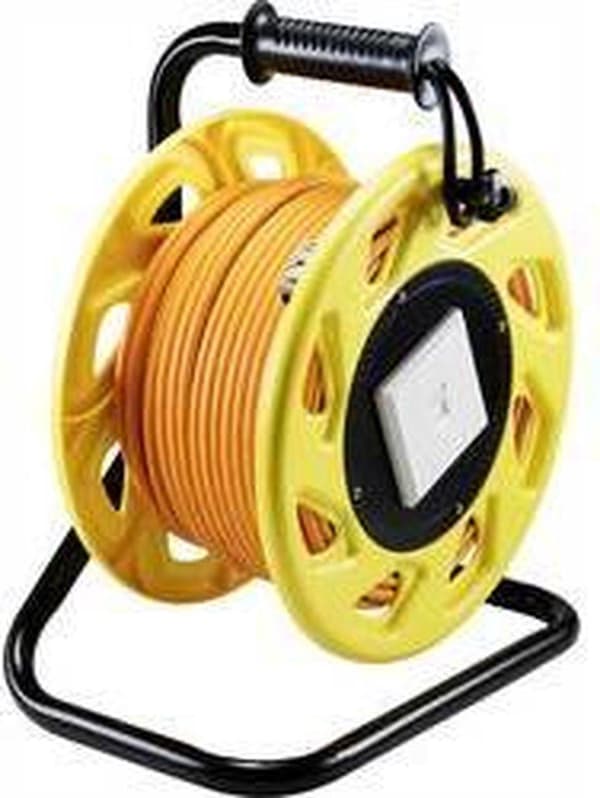 Renkforce RJ45 netværksforlængerkabel CAT 7a 90,00 m Orange Rund