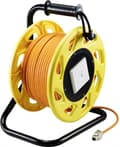 Miniatyrbillede 1 af 3: Renkforce RJ45 netværksforlængerkabel CAT 7a 90,00 m Orange Rund