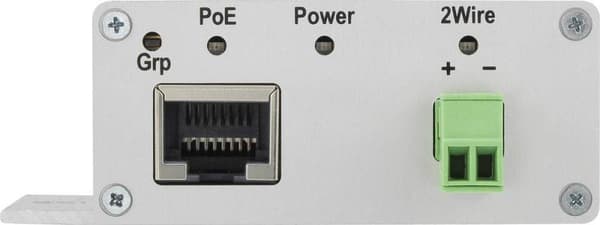 Renkforce RF-3395610 Netværksudvidelse 2-leder Rækkevidde (maks.): 300 m 1 stk(er) 200 Mbit/s Med PoE funktion