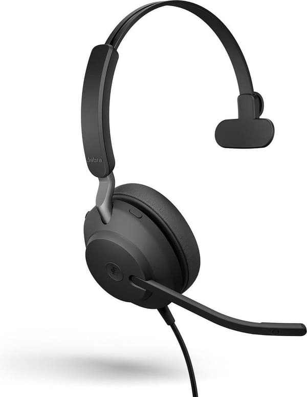 Jabra Evolve2 40 MS Mono USB-A Svart