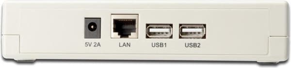 Digitus DN-13006-1 printerserver Ethernet LAN Hvid