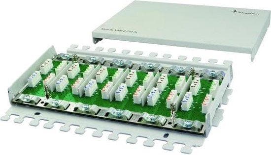 Telegärtner Multi 6x VM 8-8 - liitäntälohko - vaaleanharmaa, RAL 7035 (J00060A0071)
