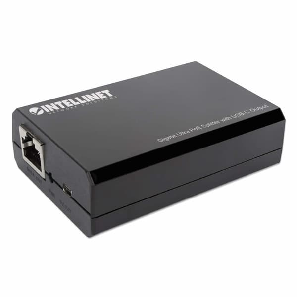 Intellinet - PoE splitter - 45 Watt - Utgångskontakter: 1