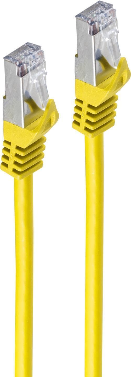 shiverpeaks RJ45 patchkabel S/FTP PIMFCat.7 råkabel gul 50,0m (BS75550-Y)
