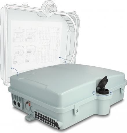 DeLOCK 87903 - Grå - Acrylonitril Butadien Styren (ABS) - IP65 - 270 mm - 330 mm - 100 mm (87903)