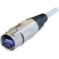 Neutrik etherCON CAT6 3 m - RJ-45 - RJ-45 - uros/uros - Cat6 - S/FTP (S-STP) - harmaa (NKE6S-3)