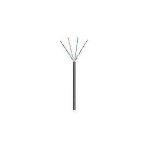 MicroConnect - bulkkikaapeli - 100 m - UTP - CAT 5e - ulkona, kierretty - musta